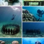 Underwater-sculpture-park-installation